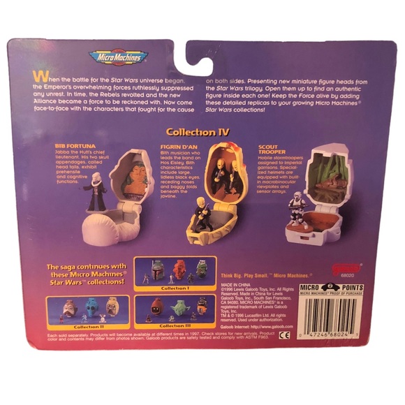 Star Wars Micro Machines Mini Head 68020 - Picture 5 of 6